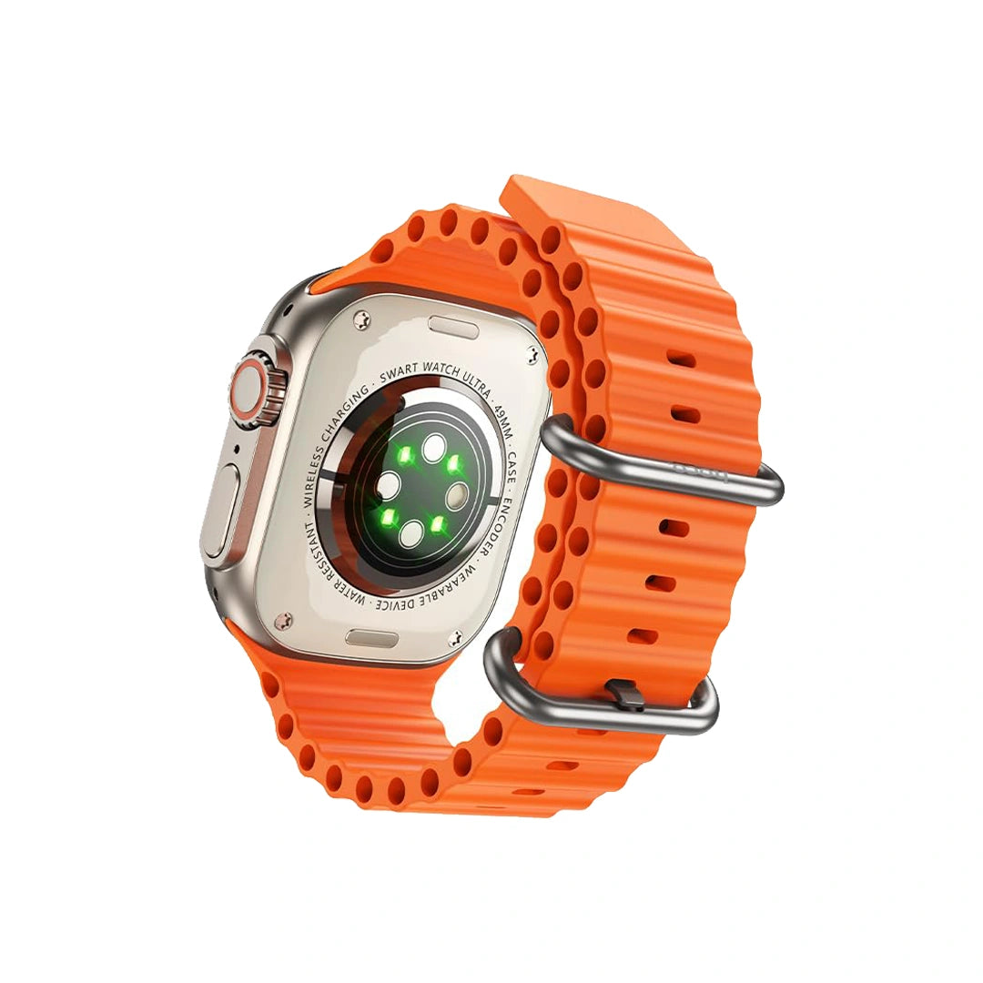 Hoco Y12 Ultra Smart Watch - Orange in Qatar Hoco Y12 Ultra Smart Watch - Orange in Qatar